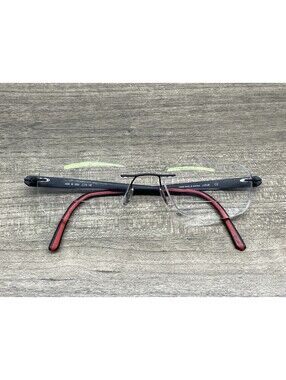 Silhouette 5408 40 6054 Rimless Black Red Eyeglasses Optical Frame 19-145 *READ*